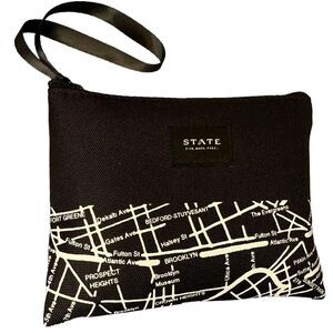 State Bags Brooklyn New York Toiletry Travel Accessory Pouch Bag Black
